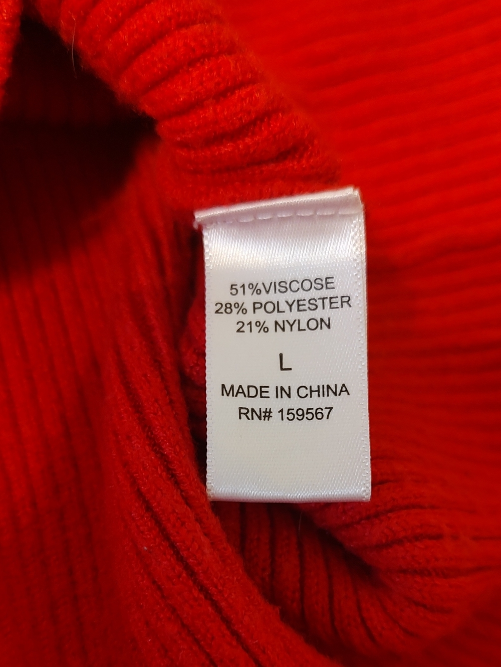 Hazel Moon Red Ribbed Short Sleeve Button-Up Top - Picture 4 of 4